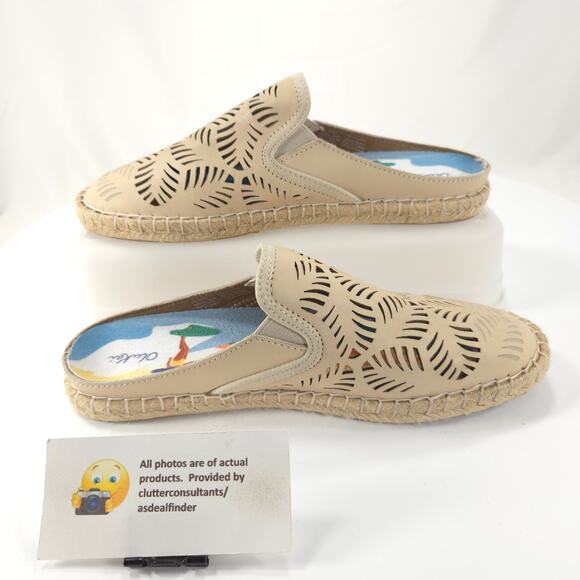 Olukai Kaula Mesh Casual Slip on Flat Shoe Womens Size 7 20450-2020 Tan - Picture 4 of 9